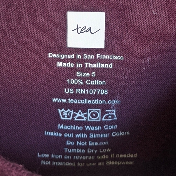 Tea Collection Archery Graphic Long Sleeve Tee Boys Size 5 - Picture 4 of 4